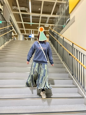 「スニーカー好きと繋がりたい」｜halami29さん（レディース・157cm）の春コーディネート