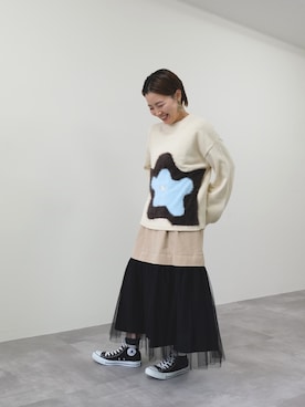 「DOLLUPOOPS（ドールアップウップス）のアイテム」を使った、DOLLUPOOPS_TEVALTさん（レディース・158cm）の冬コーディネート