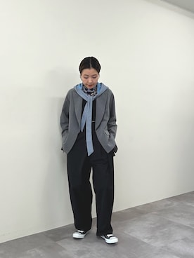 「アイテム（チノパンツ）」を使った、DOLLUPOOPS_TEVALTさん（レディース・158cm）の秋コーディネート