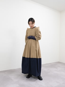 「DOLLUPOOPS（ドールアップウップス）のアイテム」を使った、DOLLUPOOPS_TEVALTさん（レディース・158cm）の冬コーディネート