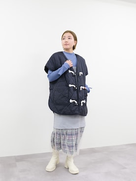 「DOLLUPOOPS（ドールアップウップス）のアイテム」を使った、DOLLUPOOPS_TEVALTさん（レディース・158cm）の冬コーディネート