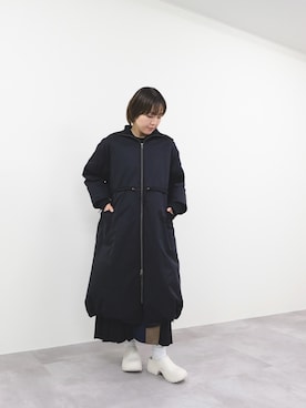 「アイテム（モッズコート）」を使った、DOLLUPOOPS_TEVALTさん（レディース・158cm）の冬コーディネート
