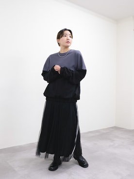 「DOLLUPOOPS（ドールアップウップス）のアイテム」を使った、DOLLUPOOPS_TEVALTさん（レディース・158cm）の冬コーディネート