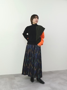 「DOLLUPOOPS（ドールアップウップス）のアイテム」を使った、DOLLUPOOPS_TEVALTさん（レディース・158cm）の秋コーディネート