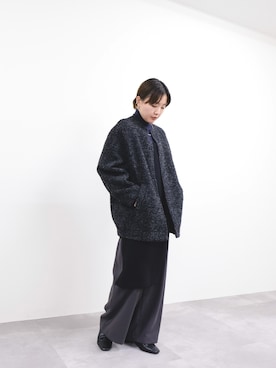 「アイテム（つなぎ/オールインワン）」を使った、DOLLUPOOPS_TEVALTさん（レディース・158cm）の冬コーディネート