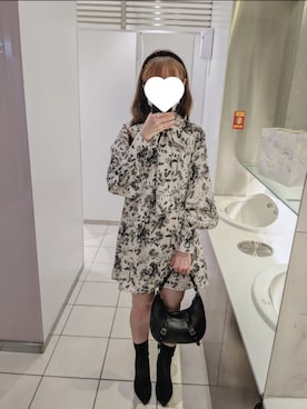 「Chico（チコ）のアイテム（チュニック）」を使った、ririri9985さん（レディース・153cm）の春コーディネート
