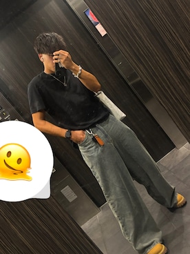 「HERMES（エルメス）のアイテム（ブレスレット）」を使った、Kokoro さん（メンズ・178cm）の秋コーディネート