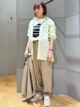 「FRAPBOIS」｜「アイテム（その他シューズ）」を使った、hokazonoさん（レディース・156cm）の春コーディネート