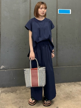 「FRAPBOIS」｜「アイテム（その他トップス）」を使った、hokazonoさん（レディース・156cm）の春コーディネート