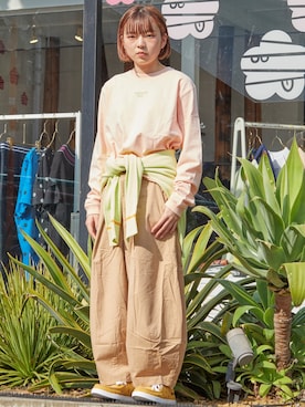 「FRAPBOIS」｜「アイテム（その他シューズ）」を使った、hokazonoさん（レディース・156cm）の春コーディネート