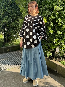 「Lee」｜「アイテム（その他シューズ）」を使った、hokazonoさん（レディース・156cm）の春コーディネート