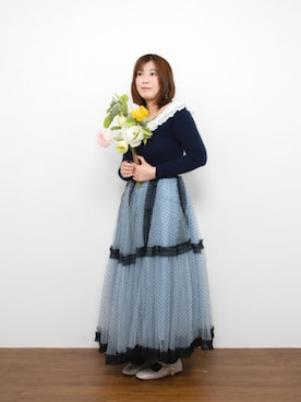 「Olu.（オルドット）のアイテム」を使った、えみ。さん（レディース・165cm）の春コーディネート