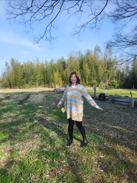 「PINUE（ピヌエ）のアイテム」を使った、えみ。さん（レディース・165cm）の春コーディネート