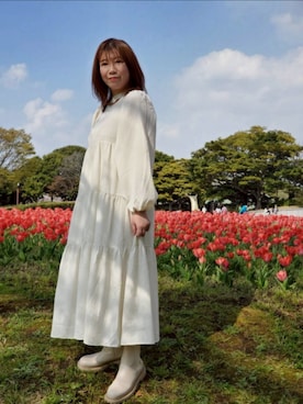 「ORiental TRaffic（オリエンタルトラフィック）のアイテム」を使った、えみ。さん（レディース・165cm）の春コーディネート