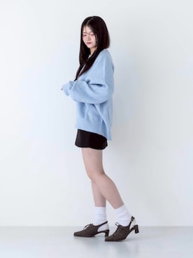 「アイテム（レッグウェア）」を使った、hanaさん（レディース・158cm）の秋コーディネート