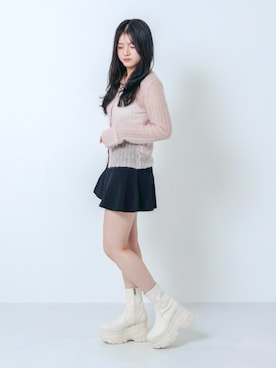 「one after another NICE CLAUP（ワンアフターアナザーナイスクラップ）のアイテム」を使った、hanaさん（骨格ウェーブ・レディース・158cm）の秋コーディネート