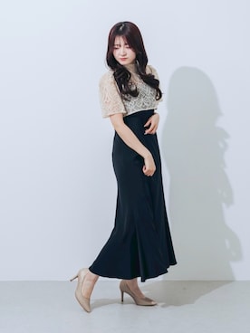 「Dorry Doll（ドリードール）のアイテム」を使った、hanaさん（レディース・158cm）の冬コーディネート