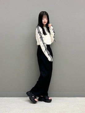 「moment+」｜hanaさん（レディース・158cm）の夏コーディネート