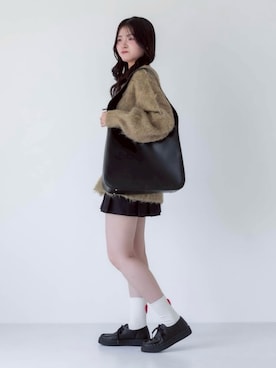 「Heather（ヘザー）のアイテム（トップス）」を使った、hanaさん（レディース・158cm）の冬コーディネート