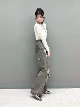「meemselect」｜hanaさん（レディース・158cm）の夏コーディネート