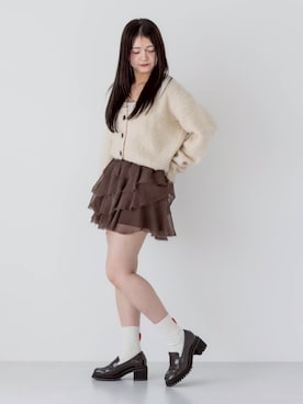 「アイテム（ドレスシューズ）」を使った、hanaさん（レディース・158cm）の秋コーディネート