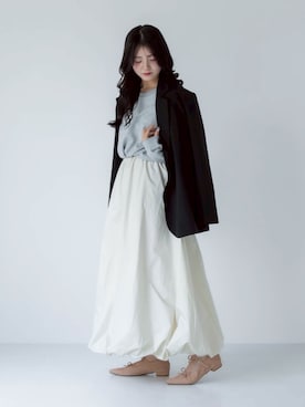 「アイテム（スウェット）」を使った、hanaさん（レディース・158cm）の秋コーディネート