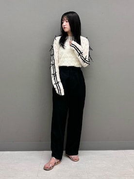 「moment+」｜hanaさん（レディース・158cm）の夏コーディネート