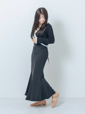 「one after another NICE CLAUP（ワンアフターアナザーナイスクラップ）のアイテム」を使った、hanaさん（骨格ウェーブ・レディース・158cm）の夏コーディネート