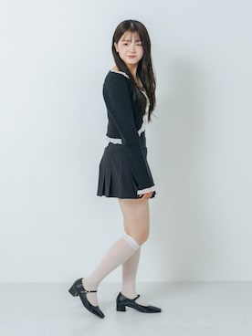 「アイテム（キャミソール）」を使った、hanaさん（レディース・158cm）の秋コーディネート