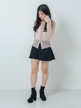 「アイテム（キャミソール）」を使った、hanaさん（レディース・158cm）の秋コーディネート