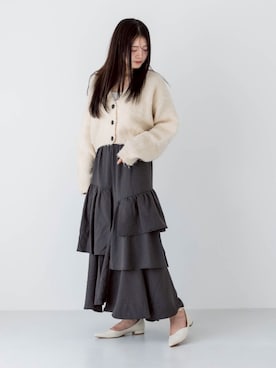 「Heather（ヘザー）のアイテム」を使った、hanaさん（レディース・158cm）の秋コーディネート