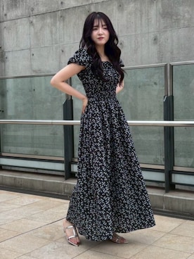 「one after another NICE CLAUP（ワンアフターアナザーナイスクラップ）のアイテム」を使った、hanaさん（レディース・158cm）の夏コーディネート