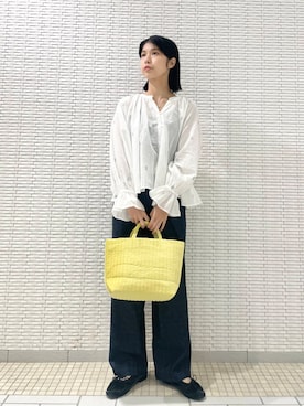 「かぐれ」｜ナガタエリさん（レディース・158cm）の夏コーディネート