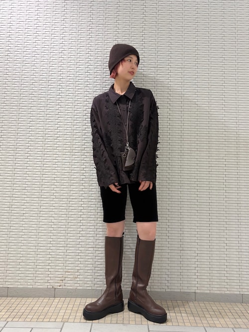 セール】プラットフォームロングブーツ（ブーツ）｜KBF（ケイビーエフ