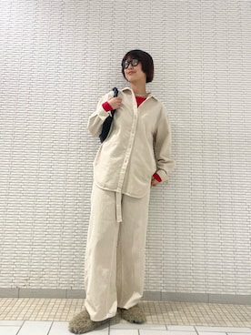 「アイテム（その他シューズ）」を使った、ナガタエリさん（レディース・158cm）の秋コーディネート