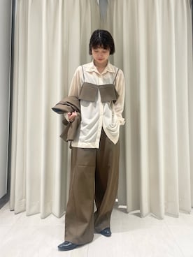 「アイテム（その他アウター）」を使った、ナガタエリさん（レディース・158cm・20代）の秋コーディネート