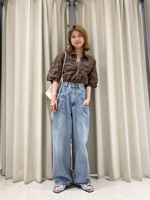 ワッシャーチェックシャツ