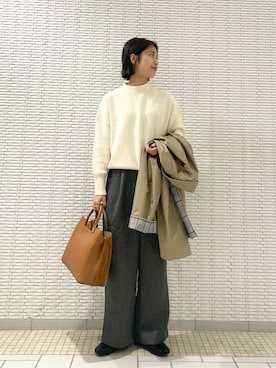 ナガタエリさん（レディース・158cm）の秋コーディネート