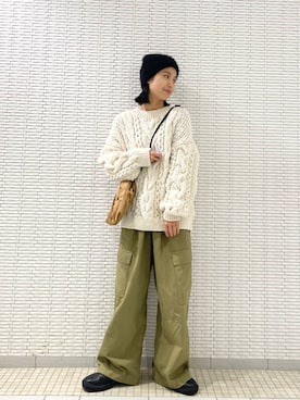 ナガタエリさん（レディース・158cm）の秋コーディネート