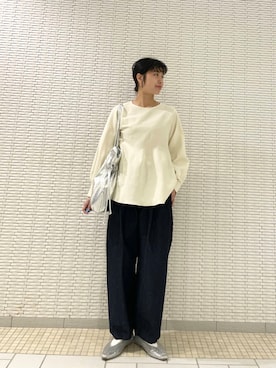 「アーバンリサーチドアーズ」｜ナガタエリさん（レディース・158cm）の冬コーディネート