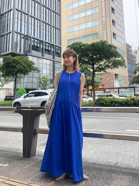 「初夏のお出かけコーデ」｜「アイテム（ワンピース/ドレス）」を使った、erieri1002さん（レディース・158cm）の夏コーディネート