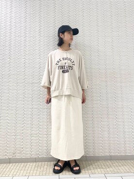 ナガタエリさん（レディース・158cm）の夏コーディネート