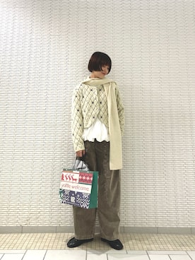 「ur_welcomeありがとうに会いに行く。」｜ナガタエリさん（レディース・158cm）の秋コーディネート