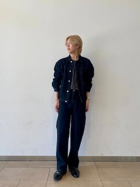 「アイテム（デニムジャケット）」を使った、daikiさん（メンズ・173cm）の夏コーディネート