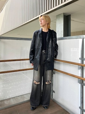 「アイテム（ハンドバッグ）」を使った、daikiさん（メンズ・173cm）の秋コーディネート
