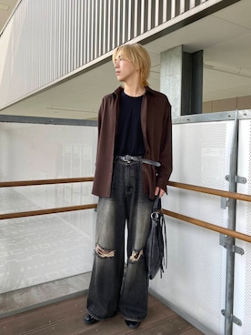 「アイテム（ハンドバッグ）」を使った、daikiさん（メンズ・173cm）の秋コーディネート