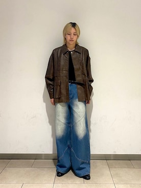 「アイテム（カバーオール）」を使った、daikiさん（メンズ・173cm）の秋コーディネート