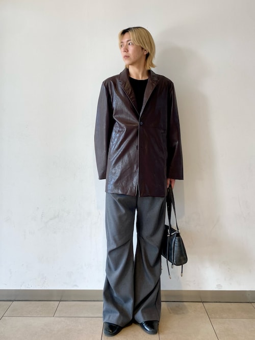 セール】フェイクレザーミドルジャケット（その他アウター）｜SENSE OF