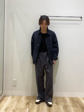 「URBAN RESEARCH（アーバンリサーチ）の『別注』Wrangler×URBAN RESEARCH　WRANCHER（その他パンツ、グレー系）」を使った、daikiさん（メンズ・173cm）の春コーディネート