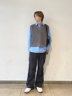 「Uiscel（ユイセル）のアイテム」を使った、daikiさん（メンズ・173cm）の春コーディネート